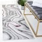Safavieh Craft CFT819S 2"3" x 8" Grey and Wine Runner, , large