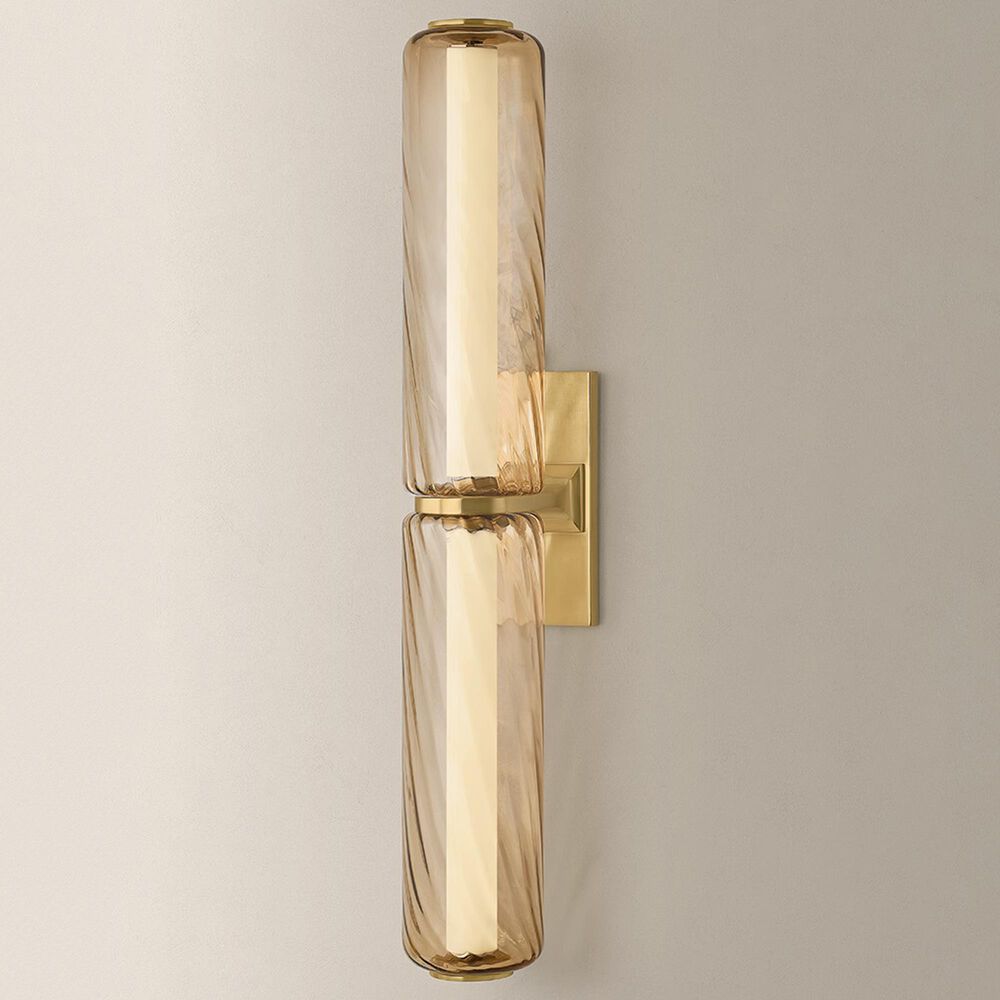 Corbett Lighting Tuscany 2-Light Bath Vanity in Vintage Brass, , large