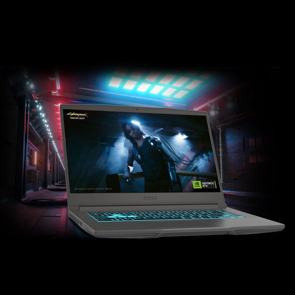 MSI Thin A15 15.6&quot; Gaming Laptop | AMD Ryzen 5 7535HS - 16GB RAM - 512GB SSD - NVIDIA GeForce RTX 4060 Graphics- 512GB SSD in Gray, , large