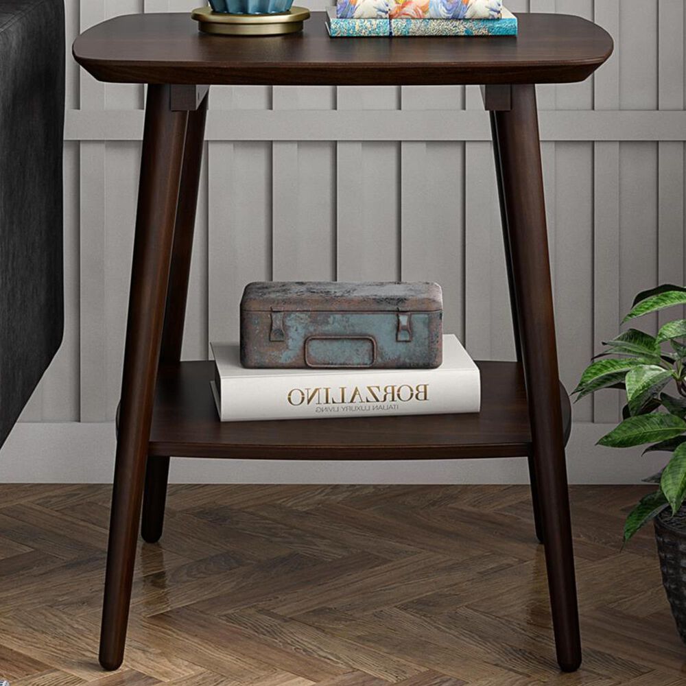 Novogratz Brittany End Table in Walnut, , large