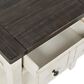 Waltham Madison County End Table in Vintage White, , large
