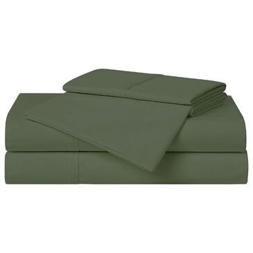 Pem America Cannon Solid Percale 5-Piece Split King Sheet Set in Green, , large