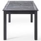 Hearth and Haven 7-Piece Outdoor Expandable Dining Set with Light Grey Cushions in Dark Grey, , large