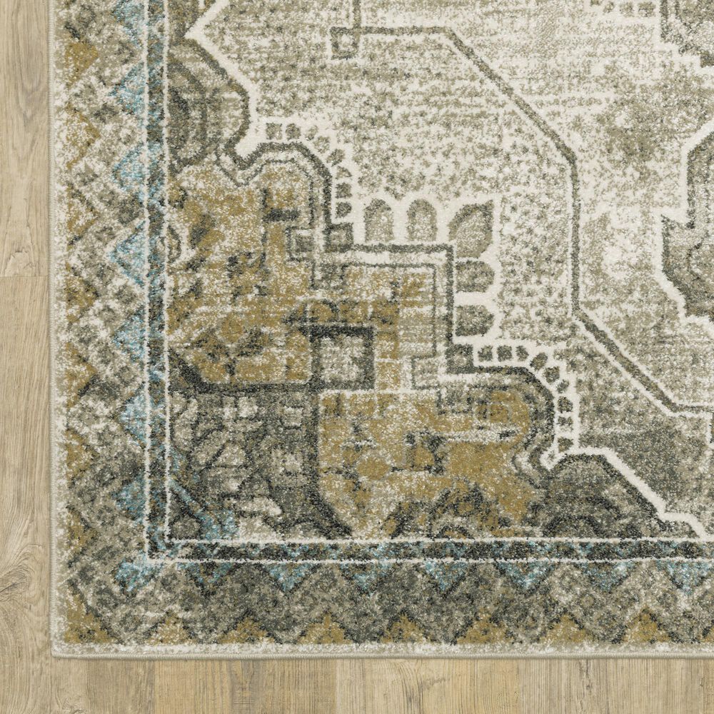 Oriental Weavers Venice Padua 9&#39;10&quot; x 12&#39;10&quot; Grey and Blue Area Rug, , large