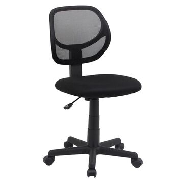 Global Seating Mesh Task Chair Without Arms in Ebony Black, , large