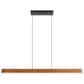 Golden Lighting Silva 1-Light Pendant in Black and Walnut, , large