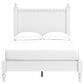 Ashley Mollviney Full Panel Bed in Matte White, , large