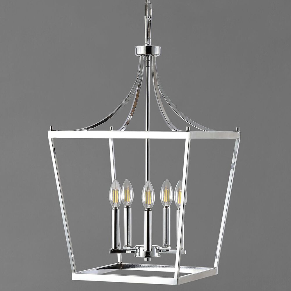 Safavieh Kenris 5-Light Pendant in Chrome, , large