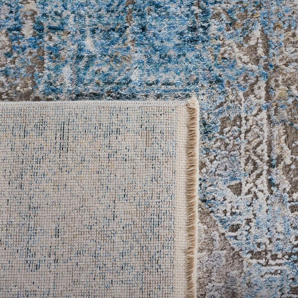 Safavieh Dream DRM418K 2&#39; x 8&#39; Grey and Blue Runner, , large