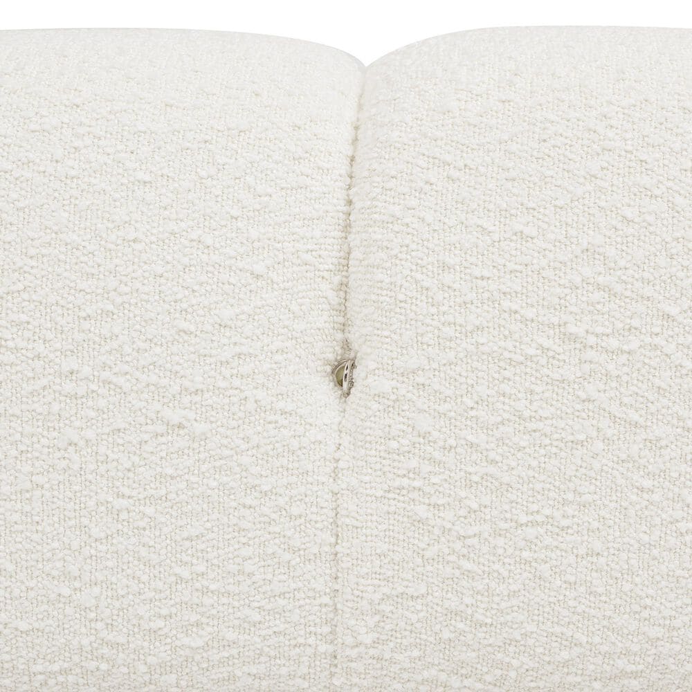 Jennifer Taylor Home Marcel Cocktail Ottoman in Ivory White, , large