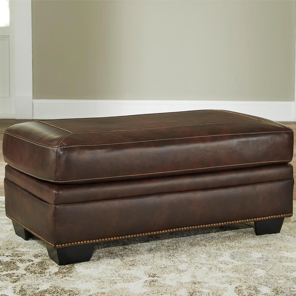 Signature Design by Ashley Roleson Ottoman in Walnut , , large