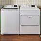 WHIRLPOOL 4.3 Cu. Ft. Top Load Agitator Washer and 7.0 Cu. Ft. Gas Front Load Dryer with Glass Lid Laundry Pair in White, , large