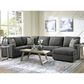 Signature Design by Ashley Edenfield 3-Piece Left Facing U-Shaped Sectional with Chaise in Charcoal, , large