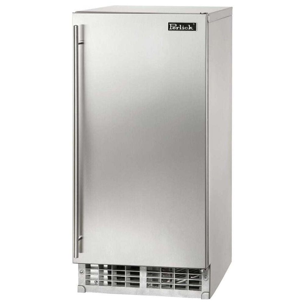 Perlick 15" ADA Height Compliant Clear Automatic Ice Maker with Right Handle in Stainless Steel, , large