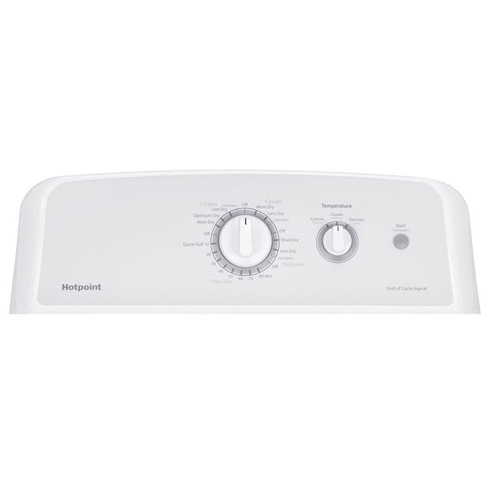 Hotpoint 6.2 Cu. Ft. Electric Dryer in White, , large