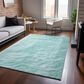 Dalyn Rug Company Pacifica PA1 10" x 14" Aqua Area Rug, , large