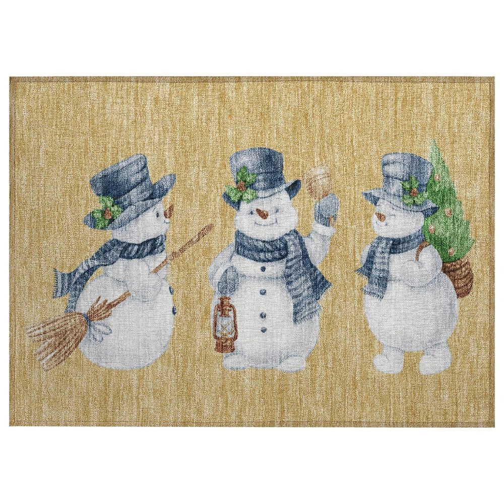 Dalyn Rug Company Wonderland WN34 Gold 1"8" x 2"6" Area Rug, , large