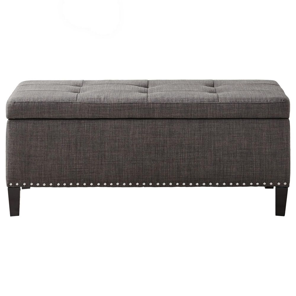 Hampton Park Shandra II Storage Bench in Charcoal, , large