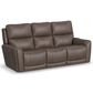 Oxford Furniture Carter 3-Piece Power Reclining Living Room Set in Cappuccino, , large