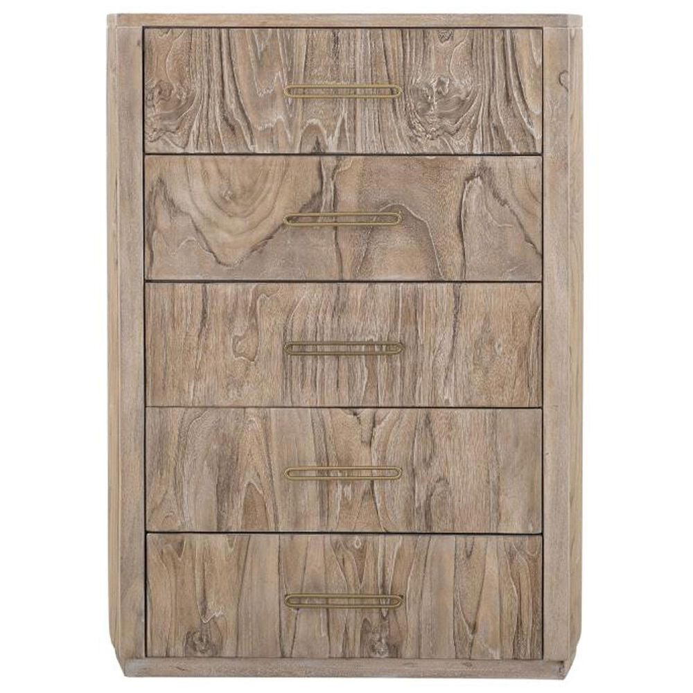 Fallridge Balam 5-Drawer Chest in Stained White, , large