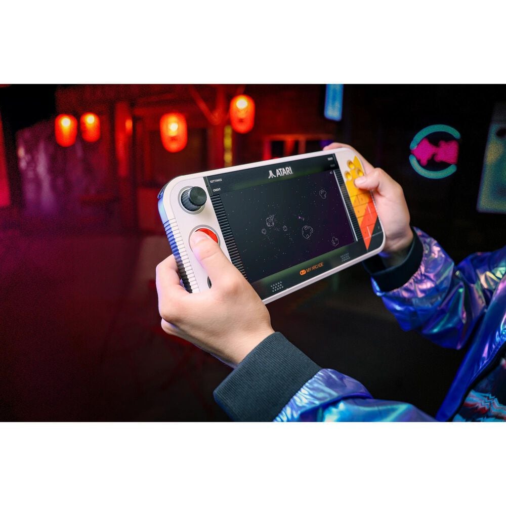 My Arcade Atari Gamestation Go Rechargeable Portable Handheld Gaming System in Black, , large