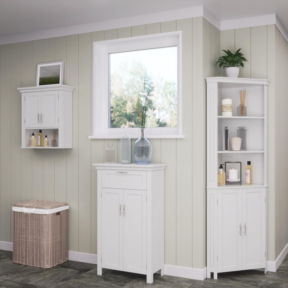 RiverRidge Home Somerset 2-Door Floor Cabinet in White, , large