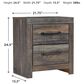 Ashley Drystan 4-Piece King Panel Bedroom Set in Brown Rustic, Burnt Orange and Teal, , large