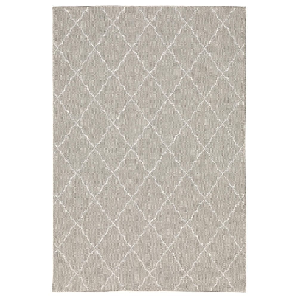 Oriental Weavers Portofino 7225H 9"10" x 12"10" Gray Area Performance Rug, , large