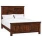 Archbold Furniture Heritage 4 Piece Queen Panel Bedroom Set in Brown Mahogany, , large