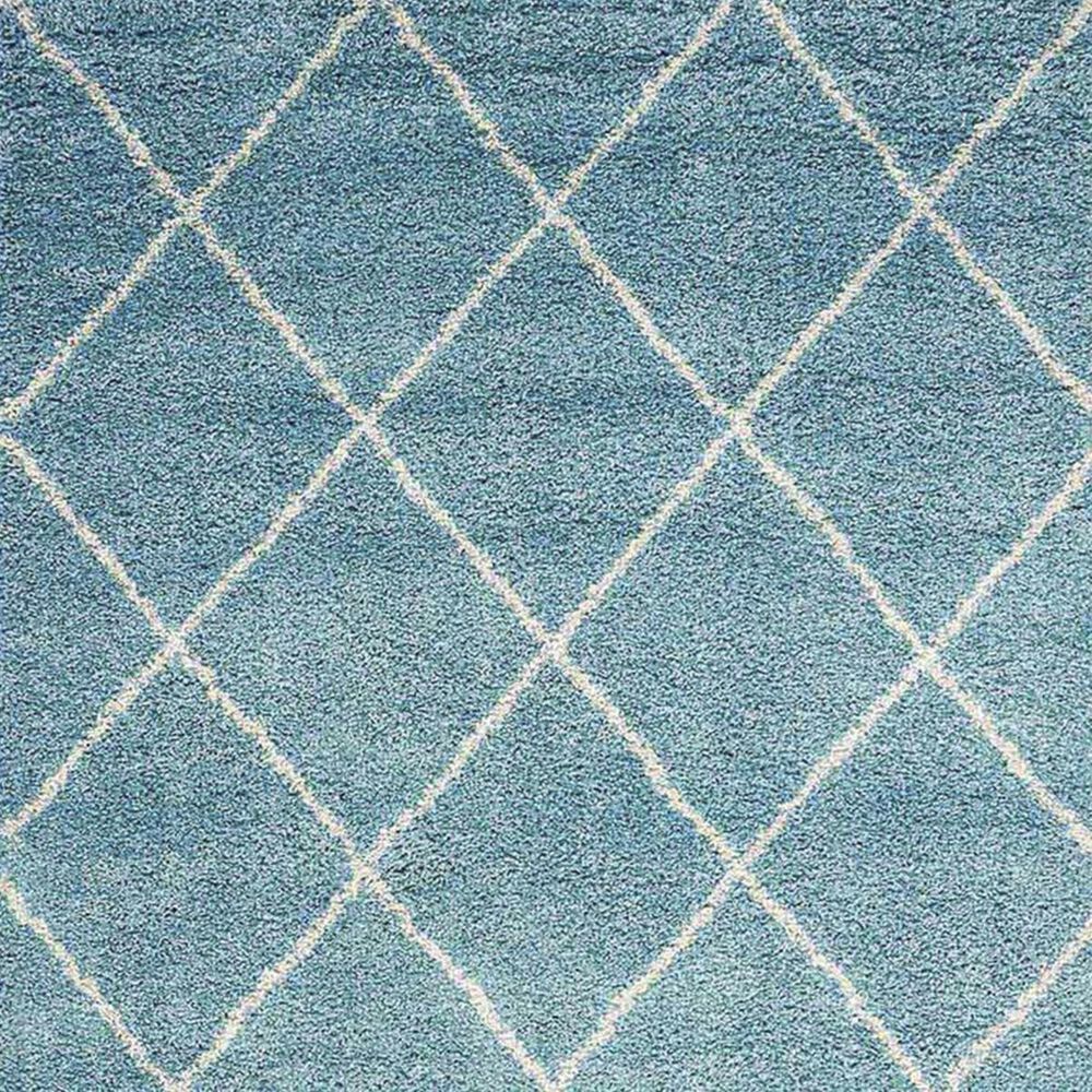 Nourison Brisbane BRI03 8&#39;2&quot; x 10&#39; Aqua Area Rug, , large
