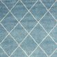 Nourison Brisbane BRI03 8"2" x 10" Aqua Area Rug, , large