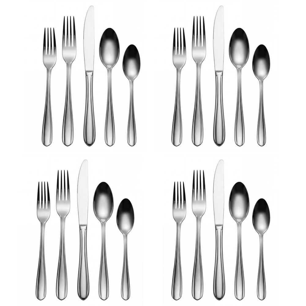 Godinger Silver Umbra 20-Piece Flatware Set in Silver, , large