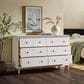 Walker Edison Spencer 6-Drawer Dresser in White, , large