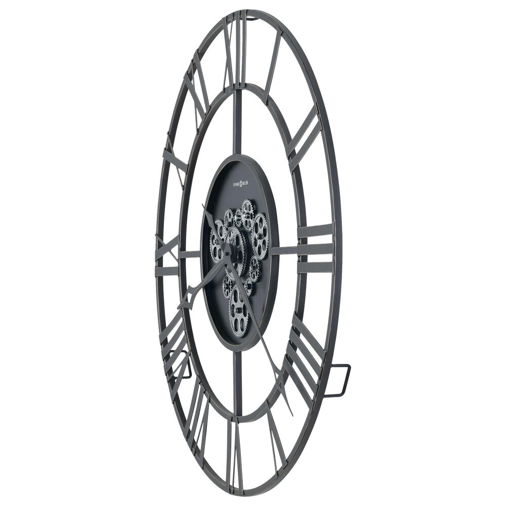 Howard Miller Aiko Wall Clock in Charcoal, , large