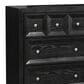 Furniture of America Hatton Cross 6-Drawer Dresser in Weathered Black, , large