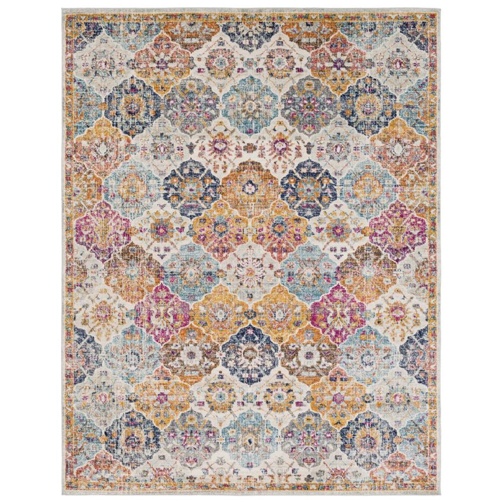 Surya Harput HAP-1018 3" x 5" Saffron, Orange and Blue Area Rug, , large