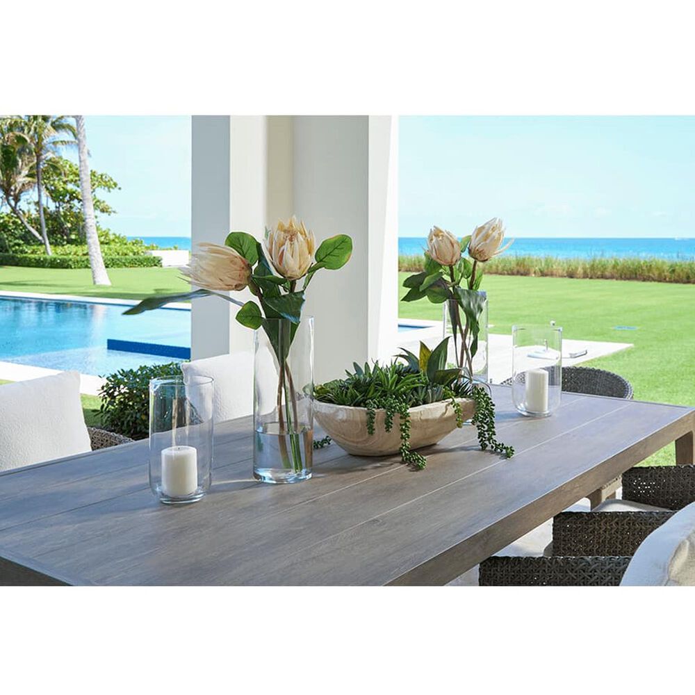 Venture Lenox Hill Patio Rectangular Dining Table in Quarry Grey - Table Only, , large