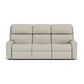 Flexsteel Rio Power Reclining Sofa with Power Headrest in Silver, , large