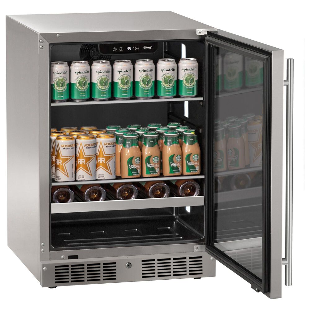 Marvel 5.1 Cu. Ft. Beverage Center in Stainless Steel, , large