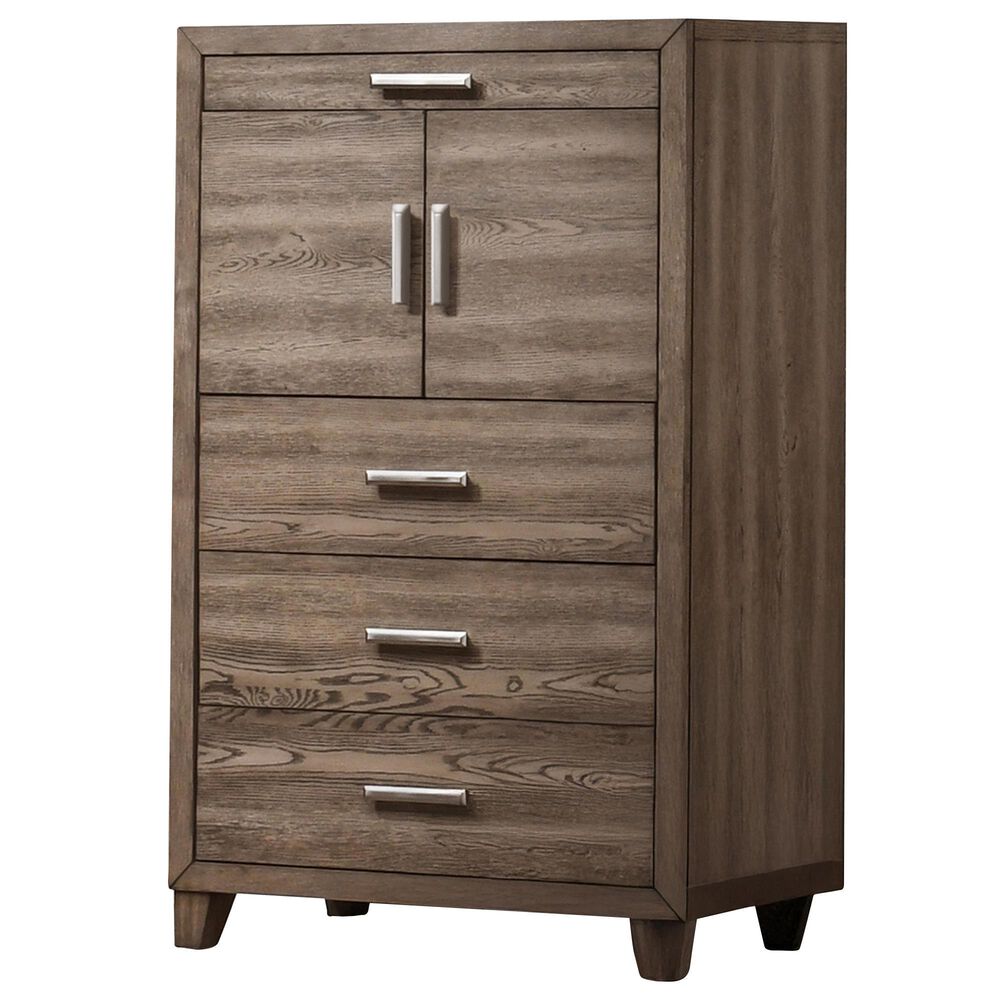 New Heritage Design Harrisburg 4-Drawer Chest in Walnut, , large