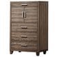 New Heritage Design Harrisburg 4-Drawer Chest in Walnut, , large