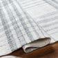Surya Primrose 12" x 18" Off-White, Medium Gray and Gray Indoor/Outdoor Area Rug, , large