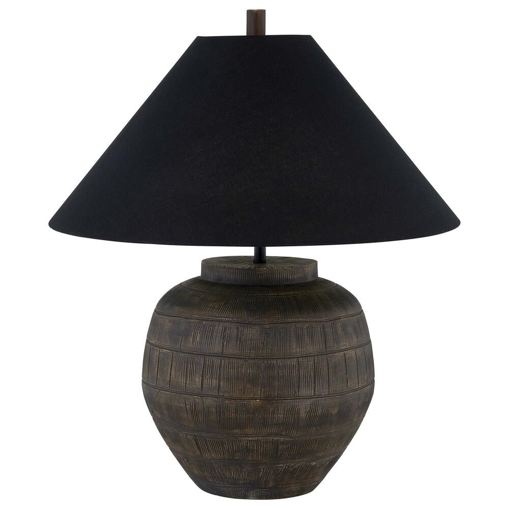 Southern Lighting Stover Table Lamp in Black and Brown, , large