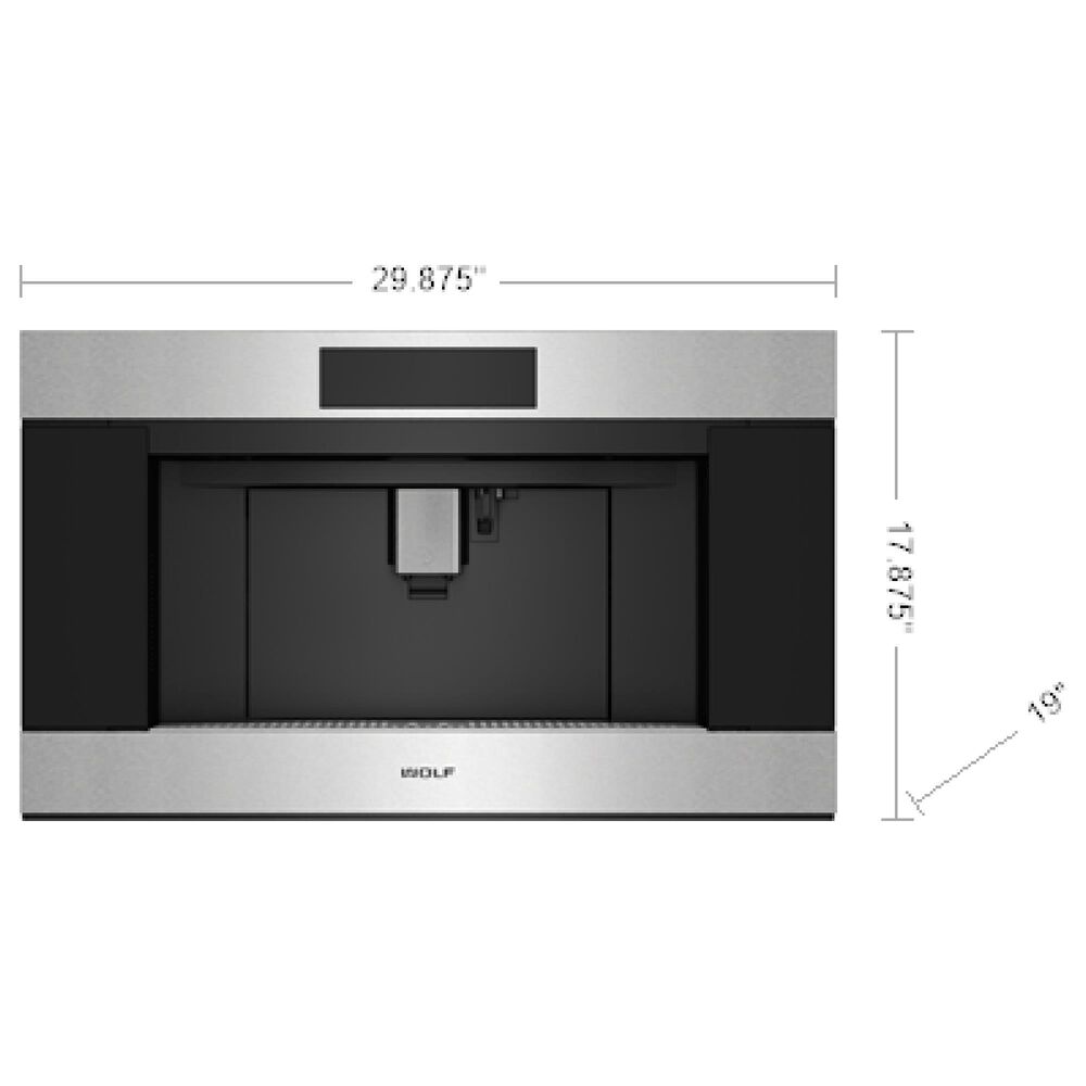 Wolf Appliances E Series 84.5 Oz Coffee System in Stainless Steel, , large