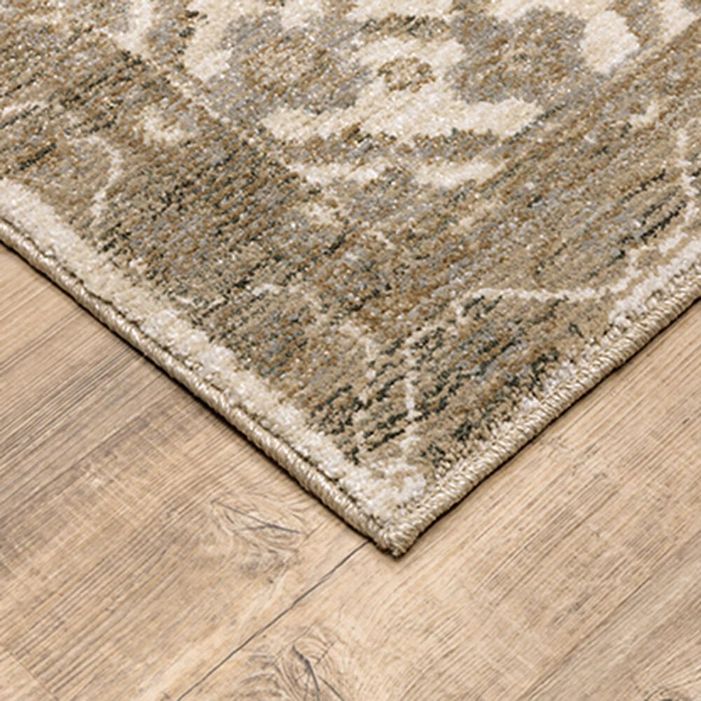 Oriental Weavers Andorra Medallion 298C 10&#39; x 13&#39;2&quot; Beige Area Rug, , large