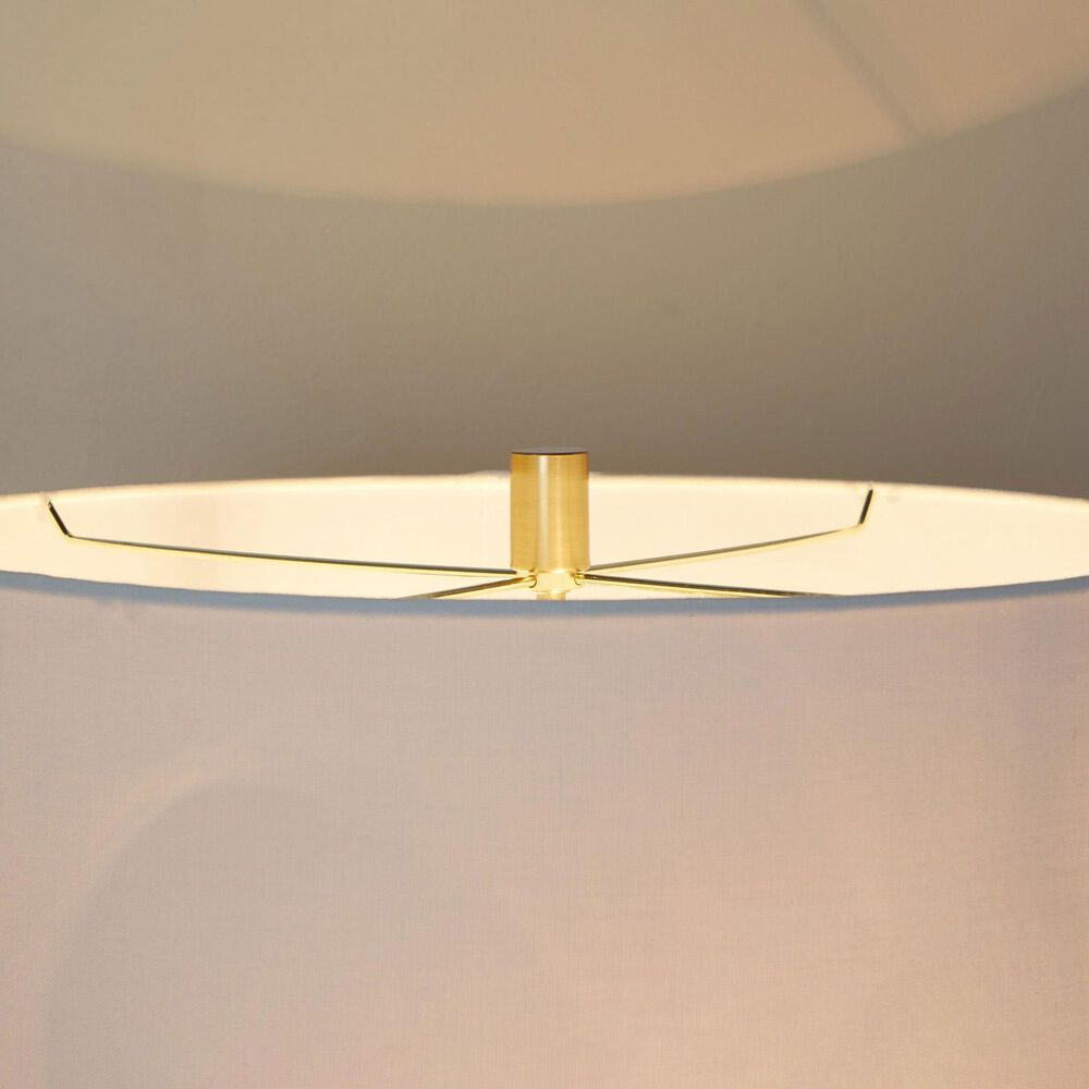 Grandview Gallery Rook Table Lamp in Gold and Clear, , large