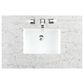 James Martin Vanities Brookfield 48" Single Bathroom Vanity in Antique Black with 3 cm Eternal Jasmine Pearl Quartz Top and Rectangle Sink, , large