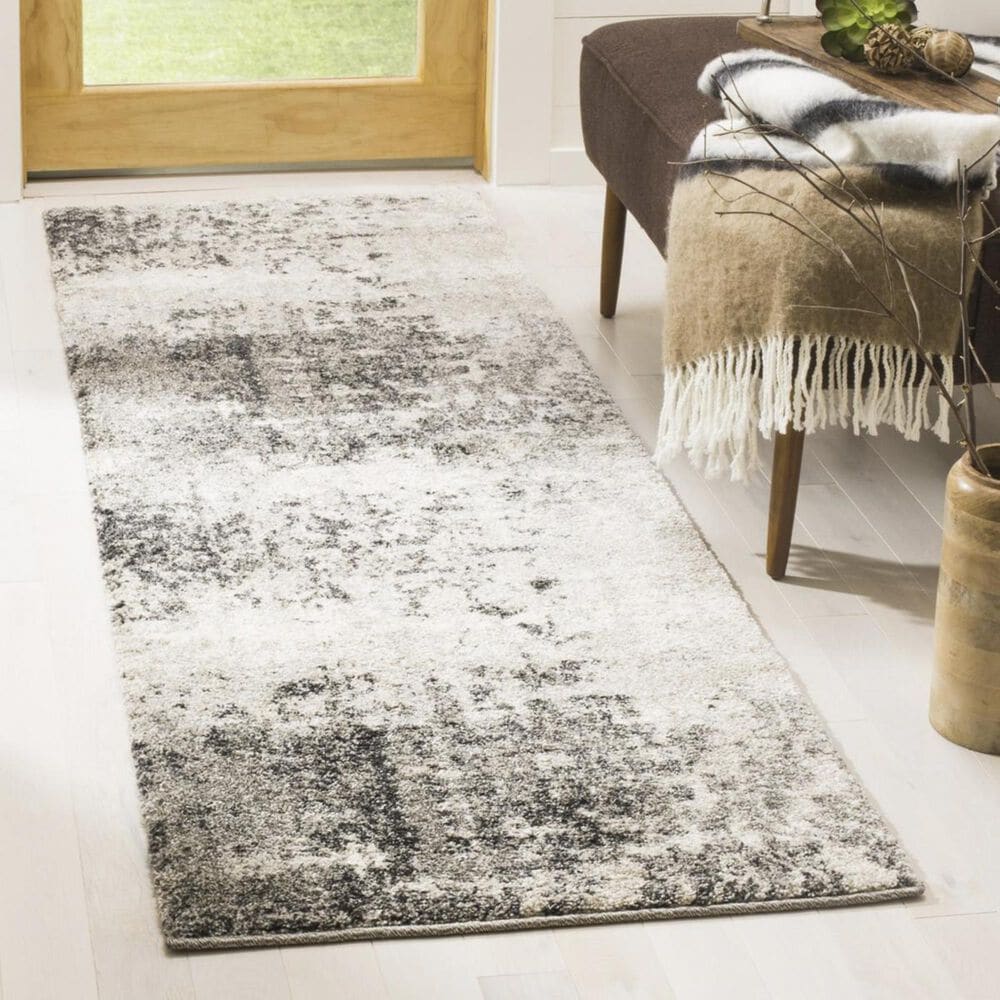 Safavieh Retro RET2139-7980 2&#39;3&quot; x 13&#39; Light Grey and Grey Runner, , large