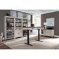Riva Ridge Caraway 60" Lift Desk Top and Base in Aged Ivory, , large