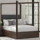 Ashley Dilenno Queen Canopy Bed in Dark Brown, , large